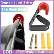 6pcs Car Wheel Hook / Heavy Duty Metal Car Wheel Display Stand / Tire For Rim Wheel Suspension
