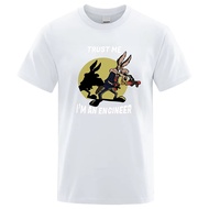 Trust Me Im An Engineer T Shirt For Men Pure Cotton Vintage T-Shirt Round Neck Engineering Tees Clas