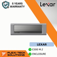 Flexi Tech Lexar E300 M.2 SSD Enclosure USB 3.2 Gen2 Supports M.2 NVMe SSD 1 C To C Cable Up to 1050
