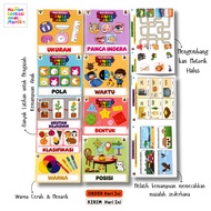 Early Childhood Education Learning Book Package: Basic Concepts of Picture Stories for 3, 4, 5, and 