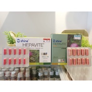 1)《Shine》Kapsul Hepavite / Hepavite Capsule 10 X 10's  2) 《Shine》Hepavite forte Capsules 10's X 10 V