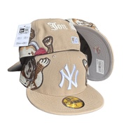 N90876 Blue Jays High-quality Fully Sealed LA NY Team SIZE Cap Embroidery Unisex Cotton Cap