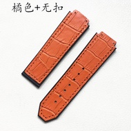 Substitute Hublot Hengbao Yuqi Big Bang Big Bang Series Genuine Cowhide Silicone Rubber Watch Strap 