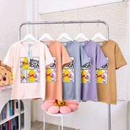 เสื้อยืดฟรีไซส์ Winnie the pooh ตาราง