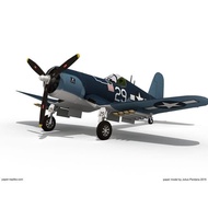 DIY Papercraft F4U Corsair Aircraft