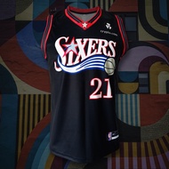 NBA Basketball Jersey Philadelphia Team 76ers BK0307 City /EMBIID 21 Model Size S-5XL