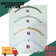Sticker SGV Helmet Sticker Size Fitting sgv