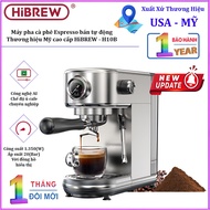 Semi-automatic Espresso, Cappuccino, Latte coffee maker. Premium American brand HiBREW - H10B