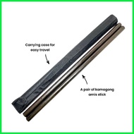▬  ☈ Kamagong Arnis Stick With Carrying Bag