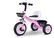 Np Toys รถจักรยานเด็ก สามล้อถีบสำหรับเด็ก มีตะกร้าหน้า/หลังใส่ของได้ No.4007