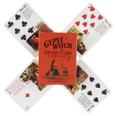 Gypsy Witch Fortune Telling Playing Cards Tarot Deck Cards Games Oracle Famliy Game Fun Classic Fate