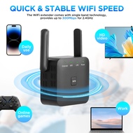 C001 1200Mbps WiFi Extender Booster for Home Extend Range of WiFi Internet Connection with 5GHz &amp; 2.4GHz Supports Repeater/AP/Router Modes 4 Antennas