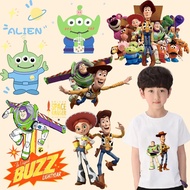Toy Story hot stamping sticker cartoon heat transfer washable sticker fabric decorative sticker