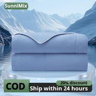 Lightweight Double-Sided Cooling Quilt Moisture Wicking Summer Cooling Blanket Weighted