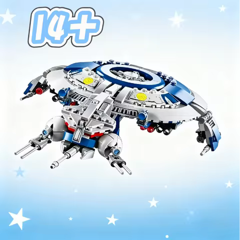 HOT IN 389PCS FIT 75233 Droid Gunship Building Blocks Model Bricks Space Fight Fighter Ornament Toys