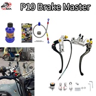P19 Universal Brake Master Pump for  Single Tank Mio, Raider, Aerox, Click,Beat, Barako, TMX, etc
