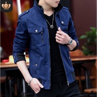 Cotton Men Jacket Jaket Lelaki Motor Good Quality Men