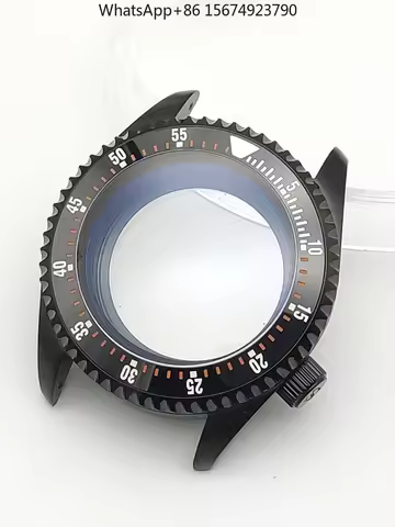NH35 case, mechanical watch modified SK007 sapphire men's watch case for Seiko NH36 movement