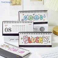 [TinChingS] 2022-2023 Cute Mini Desk Calendar Bronzing Girl Hand Account Calendar Supplies [NEW]
