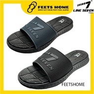 F.H X LINE SEVEN E-1211 BLACK & GREY MAN LIGHTWEIGHT SANDAL/ WATERPROOF SANDAL