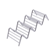 Stainless Steel Taco Rack Stand Taco Holder Hold 3 or 4 Hard or Shell Tacos, Ready Stock, Wholesale 