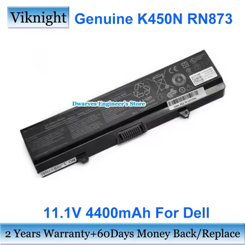 Genuine RN873 K450N 0CR693 Laptop Battery for Dell Inspiron 1525 1526 1440 1545 1546n 1440 1750 15 P