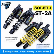 SOLFILI NVX V1 V2 V3 NMAX V2 305MM BLACK YELLLOW GT-2A REBOUND ADJUSTBLE REAR ABSORBER SET SHOCK ABS