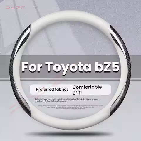 For Toyota bz5 Car Steering Wheel Cover Carbon Fiber Thin and Light Durable Non-slip Suitable Car In