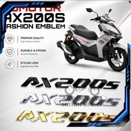 EMBLEM FASHION QJMOTOR AX200s AX 200 S EMBLEM FASHION ACCESSORIES ACCESSORY MODIFIED MODIFY