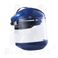 🆕  1+1 Series BLUE EAGLE Yellow Browguard ABS Holder B1YE with HG1 Headgear + Clear Polycarbonate Fa