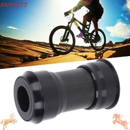 ANHUITYJ Bike Bottom Bracket, Aluminum Alloy Press Fit Press Fit Bottom Bracket, Durable Black 24mm 