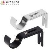 MIOSHOP Curtain Rod Brackets, Adjustable Metal Curtain Rod Holder,  Hardware Home Hanger for 1 Inch Rod Window Curtain Rod Support for Wall