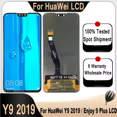 6.5" For HUAWEI Y9 2019 For Enjoy 9 Plus JKM-LX1 LX2 LX3 AL00 LCD Display Touch Screen Digitizer Ass