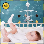 Baby Toys Infant Melody Bed Cot Wind-Up Baby Cot Mobile Music Mobile Crib Hanging Doll