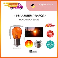 Foccus 1141A 12V21W BA15S AMBER 10pcs automotive light bulb reverse