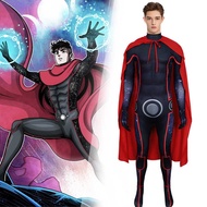 Halloween Witchcraft cosplay Costume Bodysuit Cloak Bodysuit Stage Performance Costume Scarlet Witch