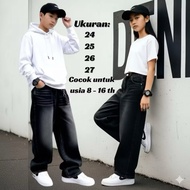 Children's jeans, baggy pants, wide leg jeans, unisex Seluar Jeans Budak Lelaki Seluar Jeans Baggy B