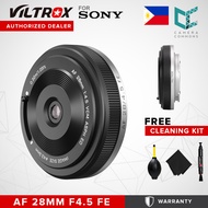 Viltrox AF 28mm f/4.5 FE Pancake Lens for Sony E-Mount Mirrorless Cameras