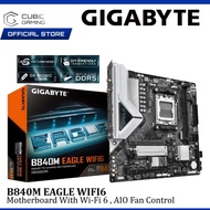 GIGABYTE AMD AM5 B840M EAGLE WIFI6 MOTHERBOARD COMBO PROCESSOR RYZEN 5 7500F / RYZEN 7 7800X3D / RYZ