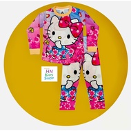Big Kid Pyjamas Jersey Blue Hello Kitty Long Sleeve