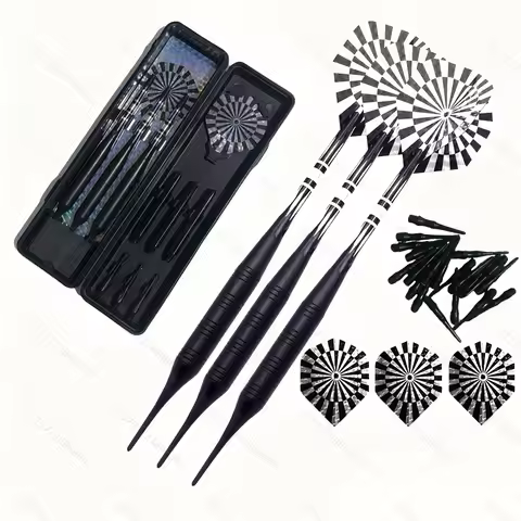Electronic Dart Tray Special Soft Head Dart Set, Includes 23g Plastic Arrow, Brass Dart Body, and Al