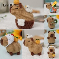 LIAOYING Crochet Stuffed Animal Kit, Handmade DIY Set Capybara DIY Crochet Kit, Guinea Pig Beginner 