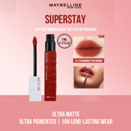 SUPERSTAY Matte Ink Liquid Lipstick #117N Midnight Brownish Red, 5ml/0.17 Fl Oz, Best-Selling Shade,