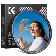 K&F Concept 37mm-82mm Black Mist 1/4 & CPL Filter 2 in 1 Black Diffusion Circular Polarizing Effect 