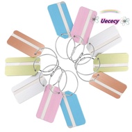 UECECY 10Pcs Baggage Tags, Portable Colorful Baggage Luggage Suitcase Tag, Durable Aluminum Alloy Pr