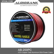 AUDIOBANK Car Audio AB-200PC 0GA Cooper Clad Aluminum (CCA) Power Wire Power Cable
