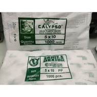 1ream 1000's 5x10 Aguila/Calypso PP .0004 thin clear plastic