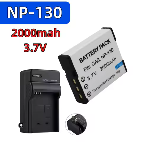 1-10pcs NP-130 CNP-130 Camera Battery 3.7V 2000mah for CASIO EX-10 100 H30 H35 ZR2000 ZR3600 ZR3500