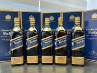舊裝90年代藍牌蘇格蘭威士忌  Johnnie Walker Blue Label Scotch Whisky 750ml