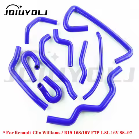 For Renault Clio Williams / R19 16S/16V F7P 1.8L 16V 1988-1997 Silicone Coolant Hose Kit